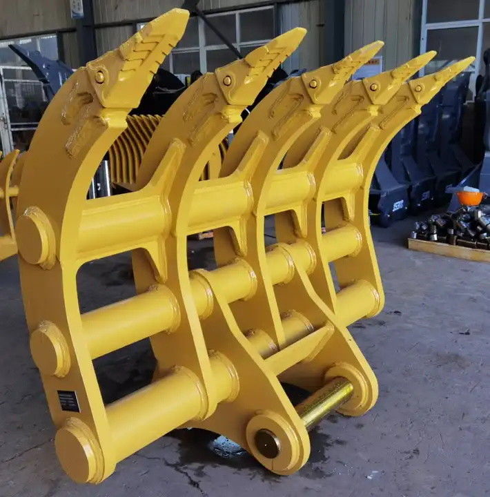 1000mm- 2400mm Excavator Root Rake 1-80T Root Rake For Mini Excavator