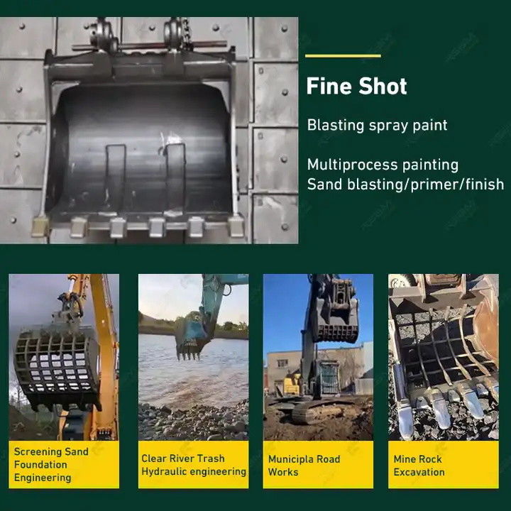 Heavy Machine Earthmoving Parts Excavator Rock Skeleton Bucket For 1-50T Excavator