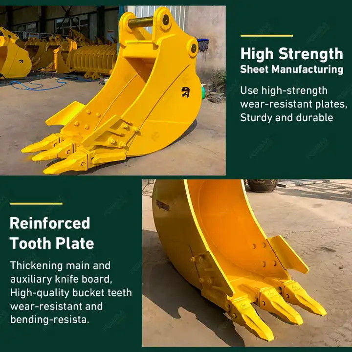 Earthmoving Narrow Excavator Bucket 1-50 ton for Machinery Repair Shops