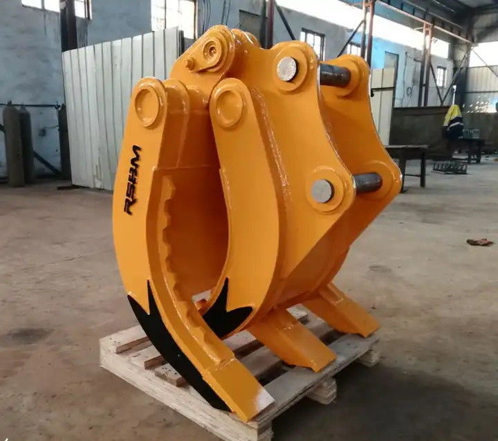 2-84 Ton Excavator Log Grapple RSBM Mechanical Grapple For Compact Tractor