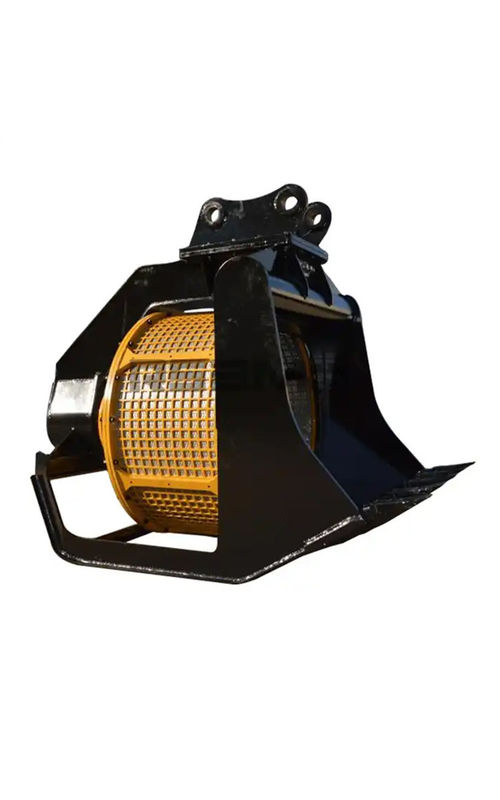 capacity 0.8-3.6m3 Rotating Screening Bucket For 1-50T Excavator