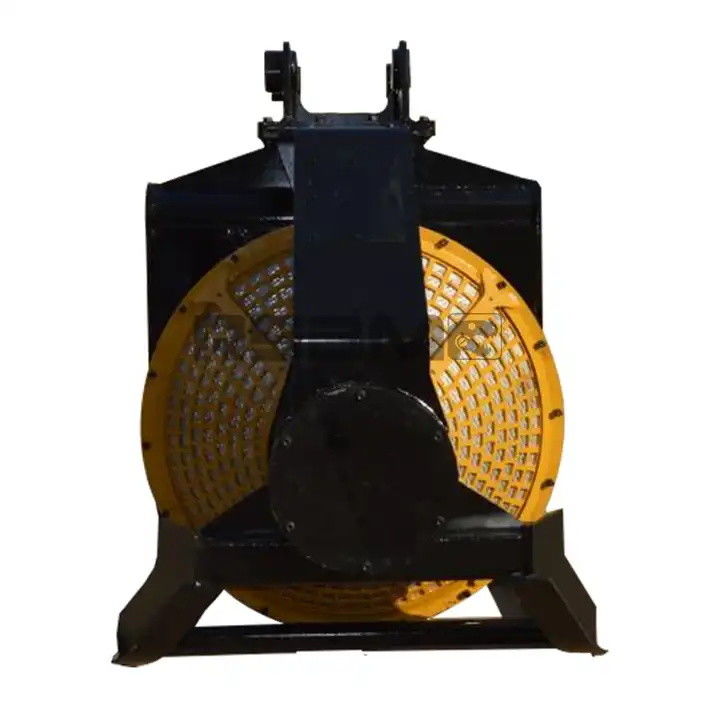 capacity 0.8-3.6m3 Rotating Screening Bucket For 1-50T Excavator