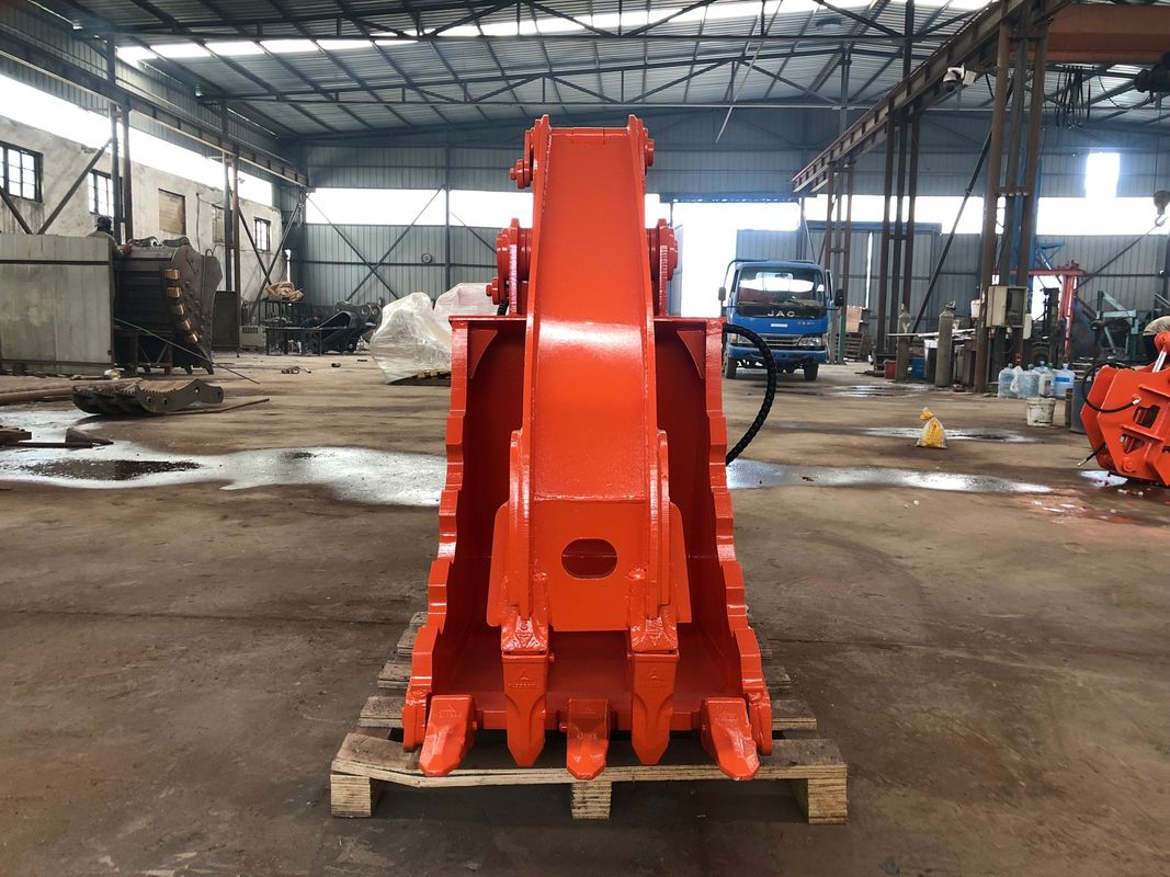 Durable Steel Excavator Grab Bucket Optimal For Debris Sorting