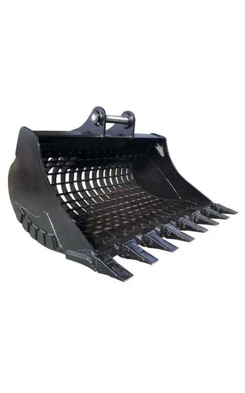 Heavy Duty Skeleton Skid Steer Bucket For Debris Sorting 1-50T