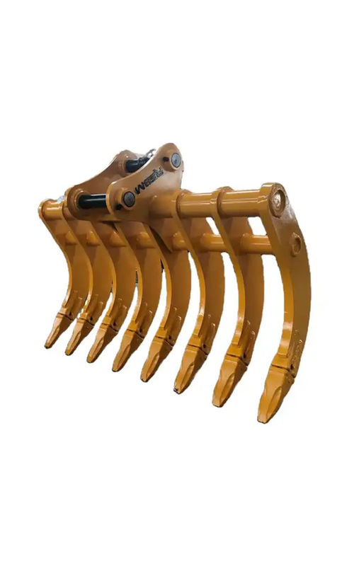 Heavy Duty Steel Excavator Root Rake Excavator Rake Attachment For Root Removal