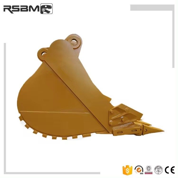 Q355 0.1-1.2m³ Wear-Resistant Optimal Excavator Digger Bucket For Minging & Road Construction