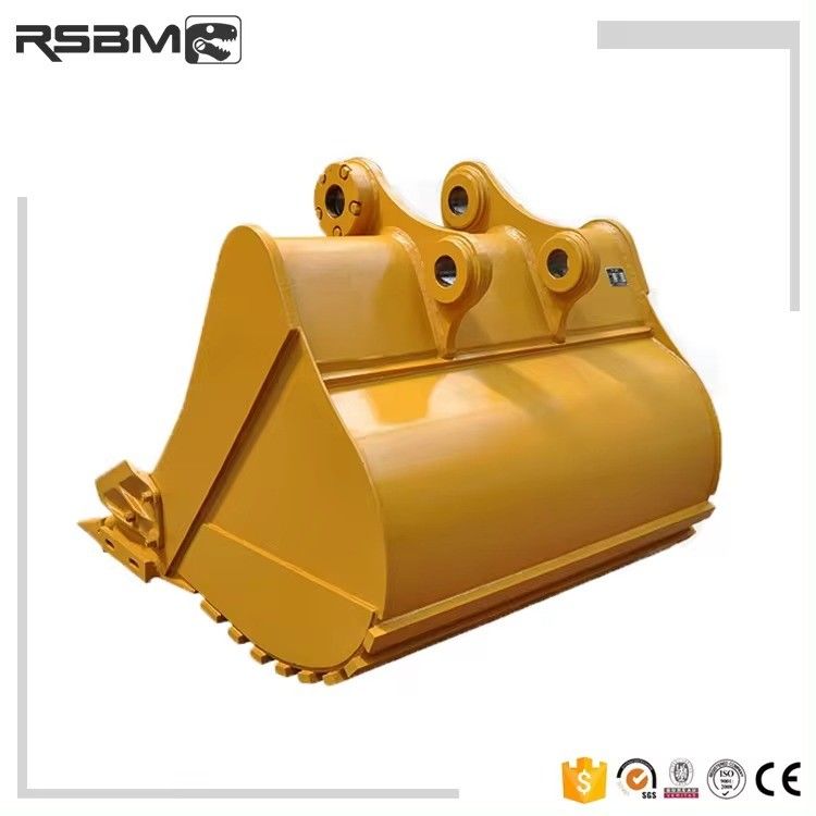 Q355 0.1-1.2m³ Wear-Resistant Optimal Excavator Digger Bucket For Minging & Road Construction