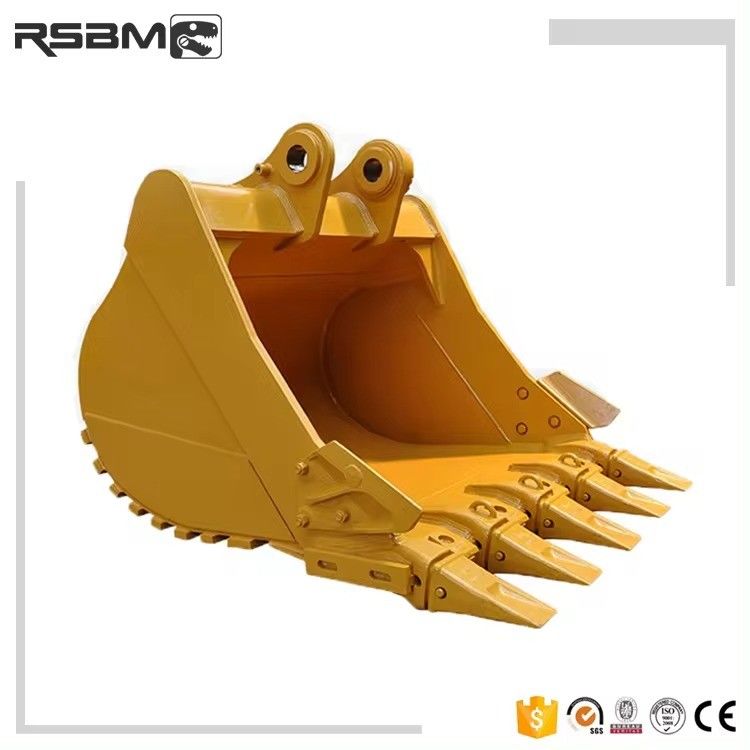 Q355 0.1-1.2m³ Wear-Resistant Optimal Excavator Digger Bucket For Minging & Road Construction