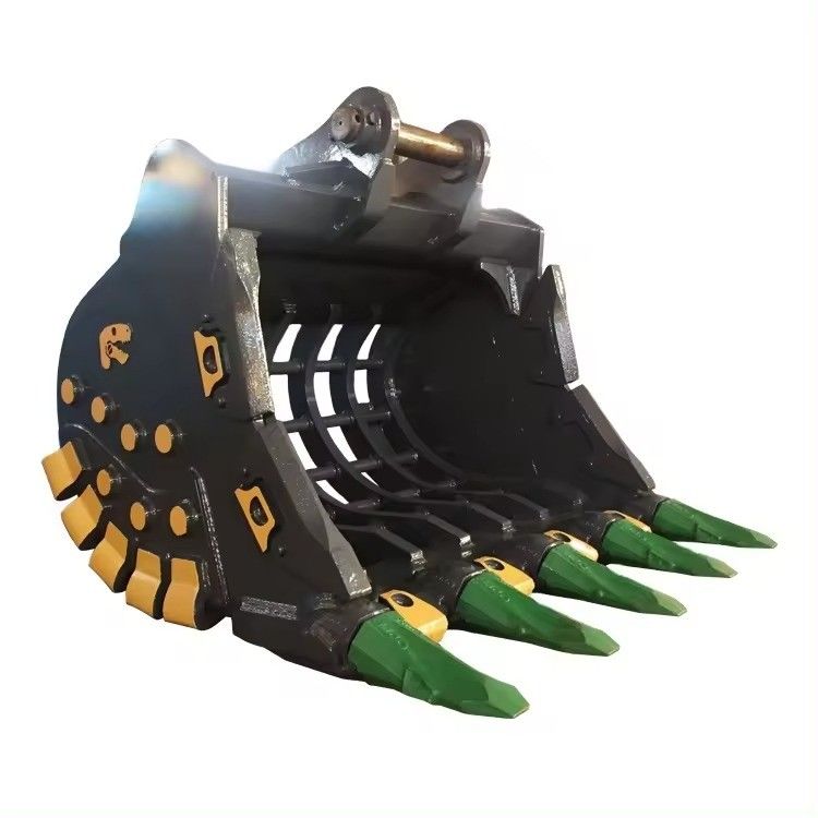HARDOX450 1-50 Ton Excavator Sieve Bucket For Mining Operations Land Grading