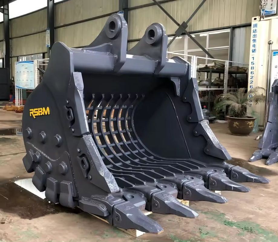 Heavy Machine Land Grading Parts Q355 Skeleton Bucket For 1-80T Excavator