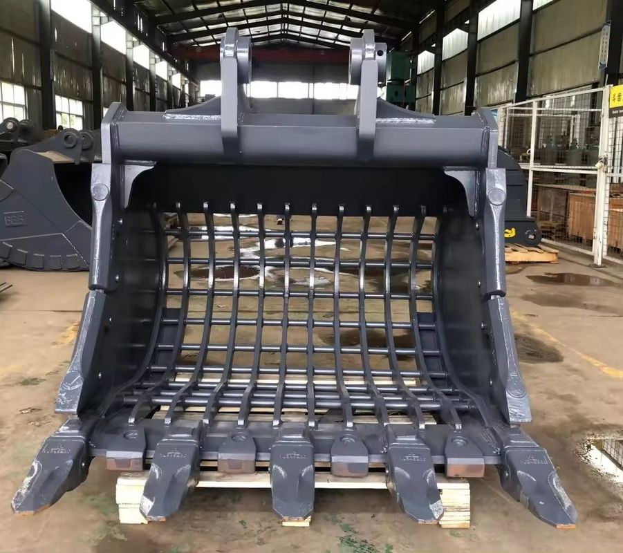 Heavy Machine Land Grading Parts Q355 Skeleton Bucket For 1-80T Excavator