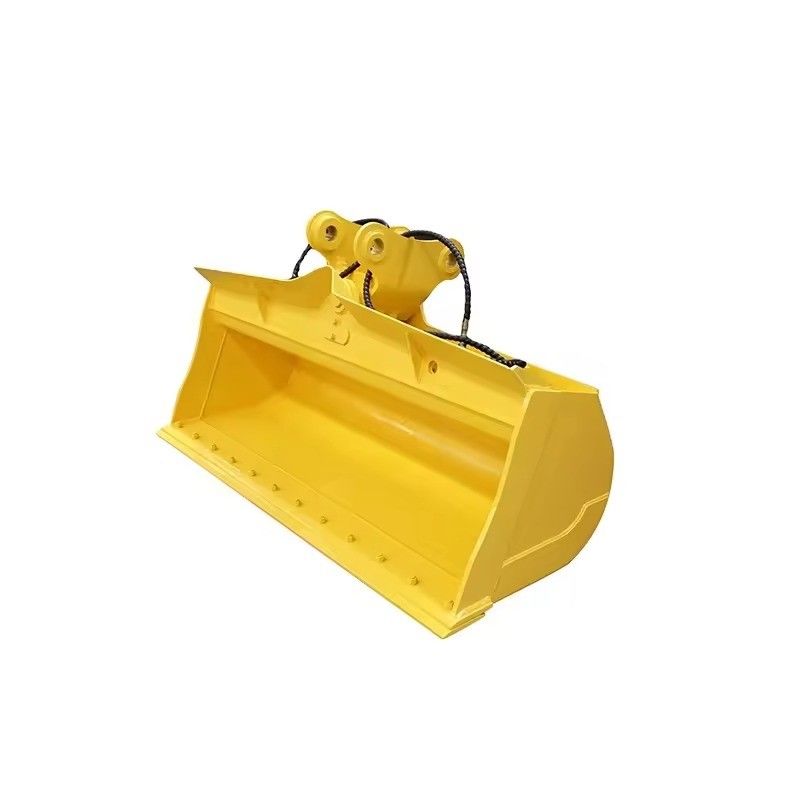 Auxiliary Blade Adopts 30MnB NM360/400 Excavator Mud Bucket For Slope Trimming