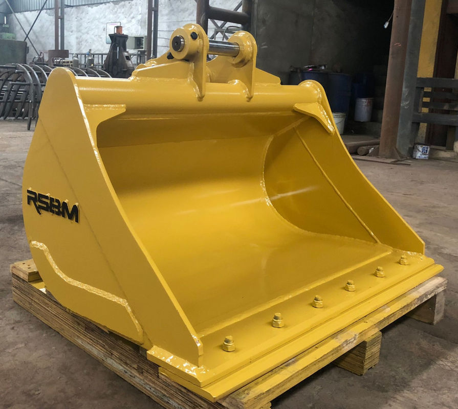 Foundation Work Backhoe Machine Mud Bucket In Original Color Or As Customer's Request
