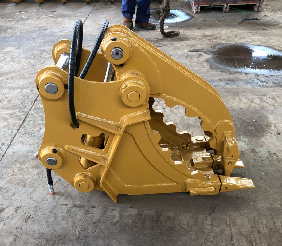 Big Grabbing Capacity Excavator Dig Grapple Bucket For Painting Or Galvanizing