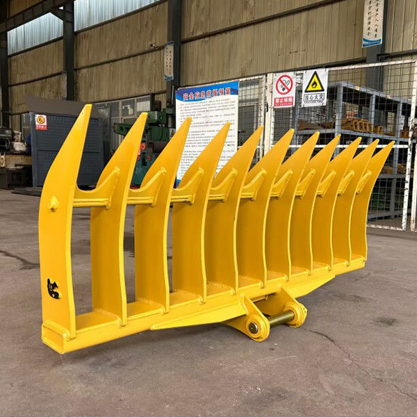 Excavator Root Rake for Land Clearing Width 1200mm-2400mm Teeth No 6-12