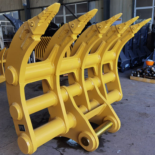 6-12 Teeth Heavy-duty Excavator Rake for Heavy-duty Excavation Work
