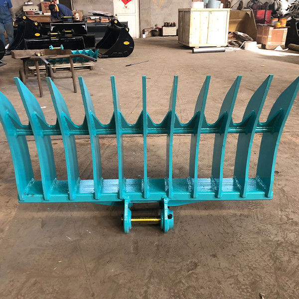 Land Clearing And Digger Root Grapple Excavator Tine Rake Is The Perfect Choice